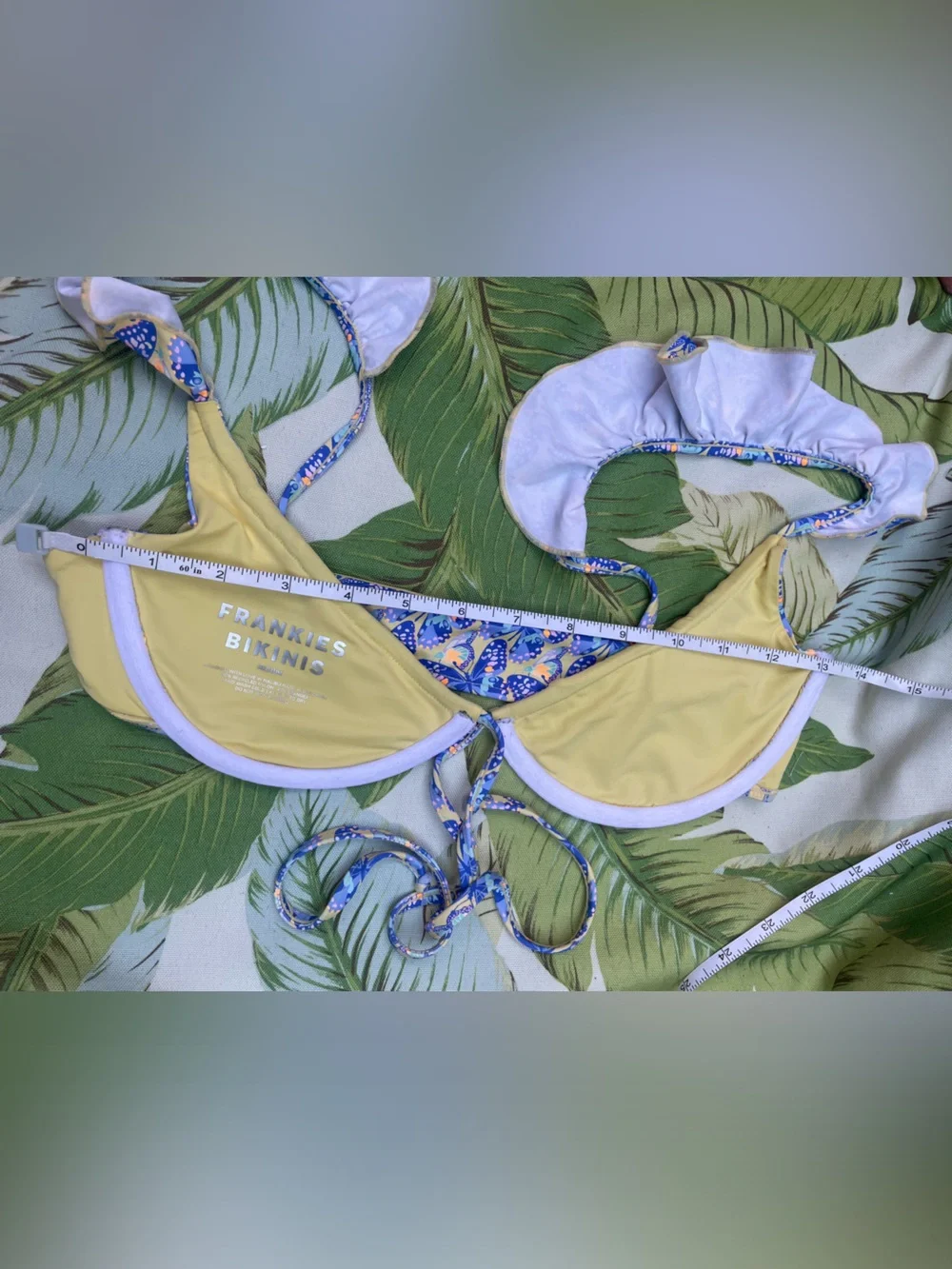 Frankie’s Bikinis NWT Monarch Bikini Set - Size M Birdie Top & Sm Gavin Bottom